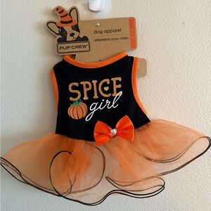 Paw Creek NWT Spice Girl Halloween Tutu Costume w/Bow & Crystal Heart size Small